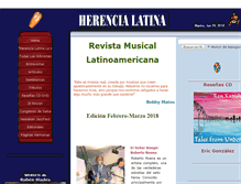 Tablet Screenshot of herencialatina.com